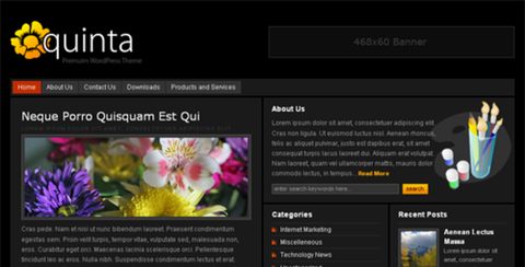 Quinta Wordpress Theme